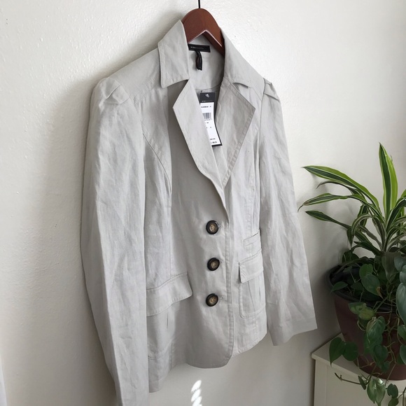 NWT BCBG MAX AZRIA Oak Button Down Blazer - Picture 5 of 8